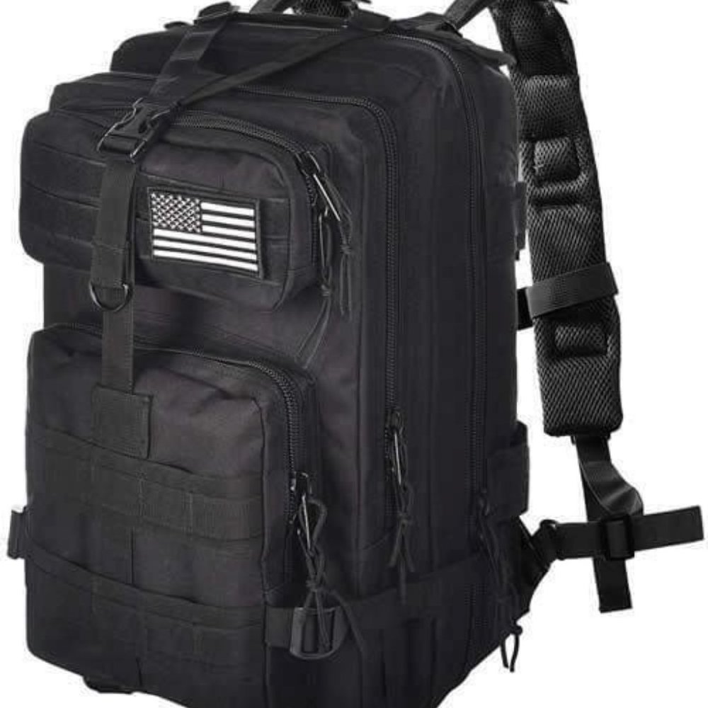 EVATAC Tactical Backpack 25L - Black